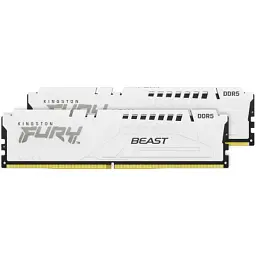 Модуль пам'яті для комп'ютера DDR5 64GB (2x32GB) 5600 MHz Beast White EXPO Kingston Fury (ex.HyperX) (KF556C36BWEK2-64) - мініатюра 3