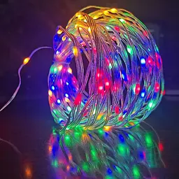 Гірлянда новорічна на 20 лампочок USB 2 м різнокольорова