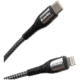 Дата кабель USB-C to Lightning 1.0m ColorWay (CW-CBPDCL033-GR)