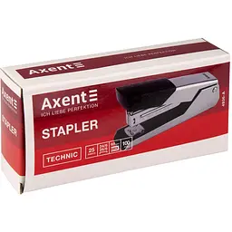 Степлер канцелярський Axent Technic №24/6, 25 аркушів хром (4936-A) - мініатюра 2