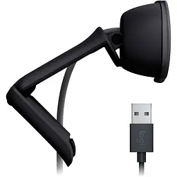 Веб-камера Logitech Brio 100 Full HD Webcam, Graphite - мініатюра 6