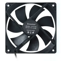 Кулер до корпусу Zezzio (ZF-P120 2pin) - мініатюра 2