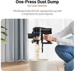 Акумуляторний пилосос Dreame Mova Cordless Vacuum Cleaner J10 - мініатюра 4