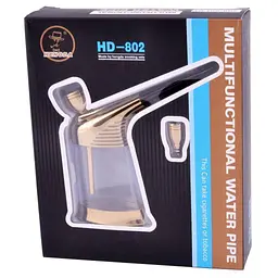 Похідний міні Кальян Hengda HD-802 №158-802 Gold (10884) - мініатюра 2