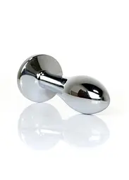 Анальна пробка Jewellery Silver Plug Clear S 7.7 см (прозорий) - мініатюра 6