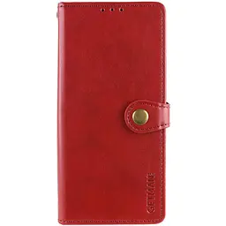 Шкіряний чохол-книжка GETMAN Gallant (PU) для Xiaomi Redmi Note 15 Pro+ 5G Червоний