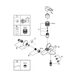 Змішувач Grohe BauLoop New (23603001) - мініатюра 6