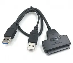 Кабель USB 3.0 AM + USB 2.0 to SATA для під'єднання HDD/SSD дисків 10 см