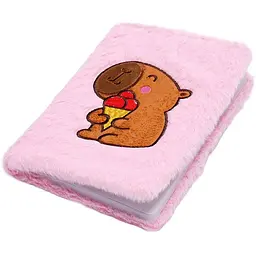 Блокнот А5 ZiBi Capybara 5 Kids Line плюшевий клітинка 80 аркушів (ZB.700019) - мініатюра 6
