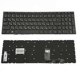 Клавіатура для ноутбука LENOVO (IdeaPad 110-15ACL) rus, black, без фрейма (оригінал)