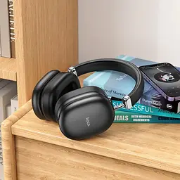 Бездротові накладні навушники HOCO W35 Max Auspicious ANC noise reduction BT headphones Black (6942007631280) - мініатюра 5