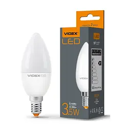 Лампочка TITANUM LED C37e 3.5W E14 4100K (VL-C37e-35144) - мініатюра 3
