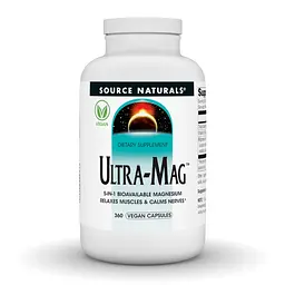 Комплекс з П'яти Форм Магнію та Вітамін В6 Ultra-Mag - 360 вег.капул