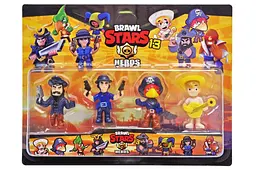 Набір ігрових фігурок персонажі відеоігри Brawl Stars 191053 30х20,5см.