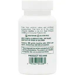 Бромелайн Nature's Plus 500 мг 60 таблеток  - мініатюра 2