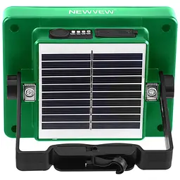Ліхтар NEWVEW NV-S8 50W Solar Panel 1500mAh Green (NWVW-NV-S8-GN) - мініатюра 2