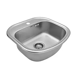 Кухонна мийка Kroner KRP Satin - 4749 (0,8 мм) (CV022758) - мініатюра 2