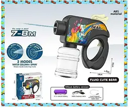 Водяний пістолет на акумуляторі "FLUID CUTE BEAR" (акумулятор 3.7V, USB-шнур для зарядки) - мініатюра 4