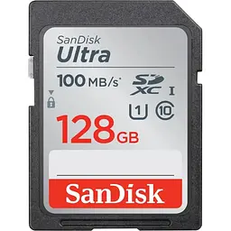 Карта пам'яті SanDisk microSDXC Ultra 128GB Class 10 Без адаптера