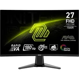 Монітор 27" MSI MAG 27C6F Curved FHD VA 180Hz (MAG 27C6F)