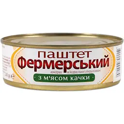 Паштет Фермерський с м'ясом качки 240 г