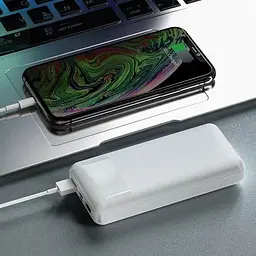 Портативна батарея Hoco J72A Easy travel 20000 mAh/LED White - мініатюра 6
