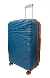 Валіза велика Worldline Airtex 293 поліпропілен L Синій - мініатюра 1