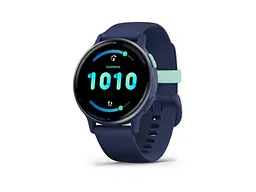 Смарт-годинник Garmin vivoactive 5 Metallic Navy Aluminum Bezel with Navy Case and Silicone Band (010-02862-12) - мініатюра 5
