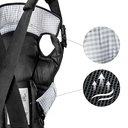 Рюкзак-кенгуру Hauck 4 Way Carrier Black, чорний (58102-5) - мініатюра 9