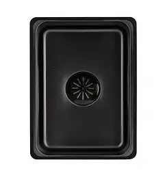 Мийка для кухні інтегрована Lidz Handmade H6845B Brushed Black PVD 3,0/1,0 мм LDH6845BRUBLM49456 - мініатюра 7