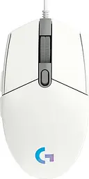 Миша комп'ютерна Logitech G102 Lightsync USB White (910-005824, 910-005809) - мініатюра 2