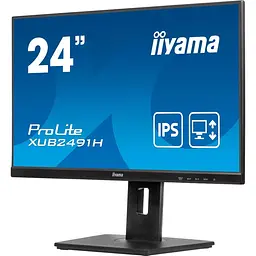 Монітор 23.8" Iiyama XUB2491H-B1 FHD IPS 100Hz (XUB2491H-B1) - мініатюра 3