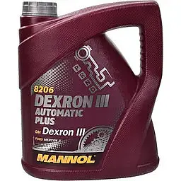 Олива трансмісійна Mannol Dexron Plus ATF III 4 л