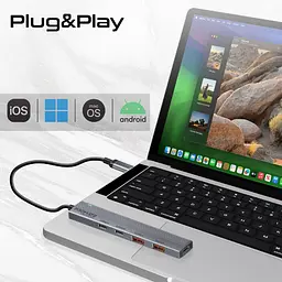 USB-Хаб Promate на 4 порти (litehub-pro) - мініатюра 3