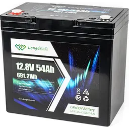 Батарея LiFePo4 Longttech 12.8V - 54Ah (LAR1254-G22NF-R32) - мініатюра 2