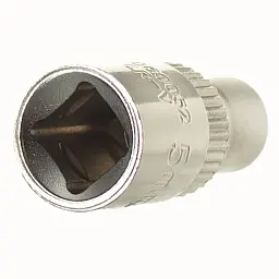 Насадка шестигранна коротка 1/4" 5мм CrV ULTRA (6060052) - мініатюра 3