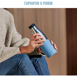 Термопляшка Tefal Bludrop soft touch 500 мл блакитна (N3110710) - мініатюра 13