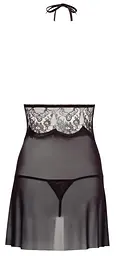 Комплект Cottelli Collection Lingerie Chemise Set XL чорний - мініатюра 7