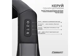 Масажер для шиї EasyFit Shiatsu (шиацу-масаж плечей та тіла роликовий) (EF-2101) - мініатюра 4