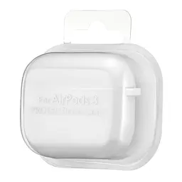 Чохол Silicone Case 2,5mm with microfiber for AirPods 3 White - мініатюра 2