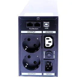 Джерело безперебійного живлення (ДБЖ) SVC VP-1000-LCD [108215] - мініатюра 3