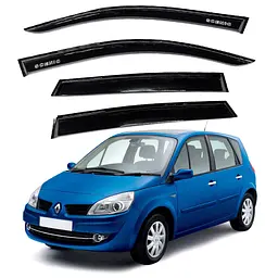 Дефлектори вікон вітровики Renault Scenic II Grand Scenic 2003-2009 Voron Glass