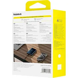 УМБ Baseus 10000mAh PicoGo 20W PD,QC,USB-A, 2xUSB-C Black - мініатюра 6