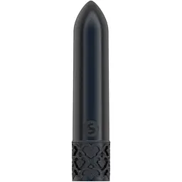 Міні-вібратор Royal Gems Glitz 8.8 см (чорний)