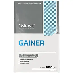 Гейнер OstroVit Gainer Strawberry 1000 г - мініатюра 2