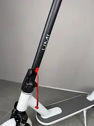 Електросамокат 8,5 дюйма UMI U8 PRO (600W, 13Ah) Білий +Амортизатор +Арр - мініатюра 4