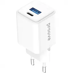 Зарядний пристрій Proove Pocket GaN 30W (Type-C + USB) white (WCPG30110002)