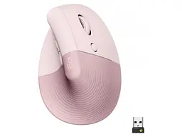 Миша Logitech Lift Vertical Ergonomic Mouse Rose (910-006478)
