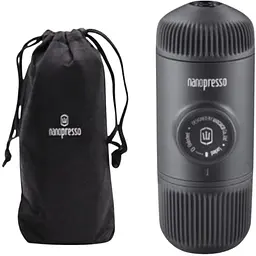 Портативна еспресо-кавоварка Wacaco Nanopresso Grey - мініатюра 2