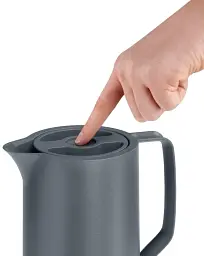 Термос Tefal Motiva, 1л, пластик, скло, сірий-темний (N4170110) - мініатюра 4